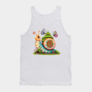 Colorful Snail #3 Tank Top